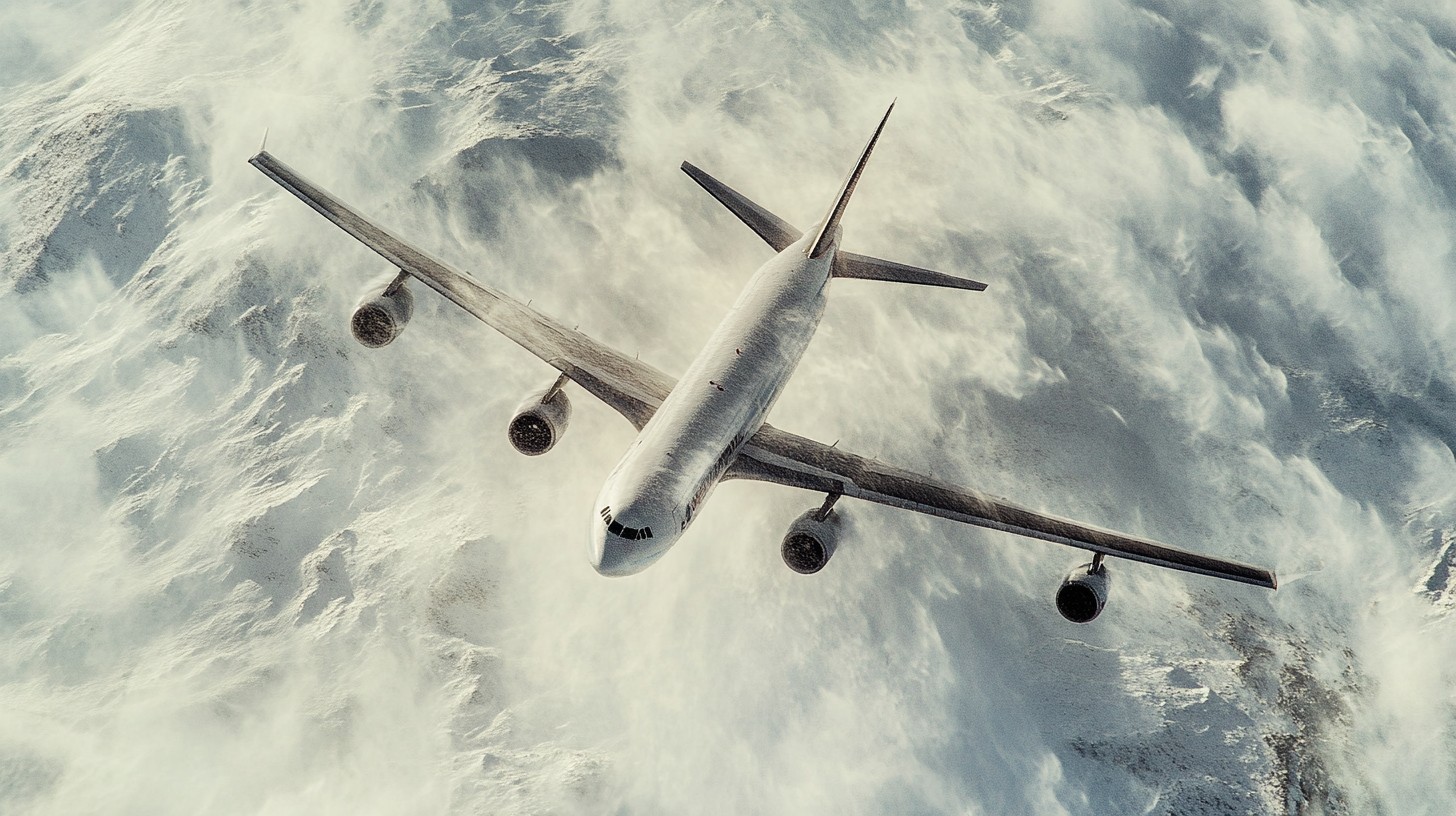 Free Jet over Clouds Image - Aircraft, Clouds, Sky | Download at StockCake