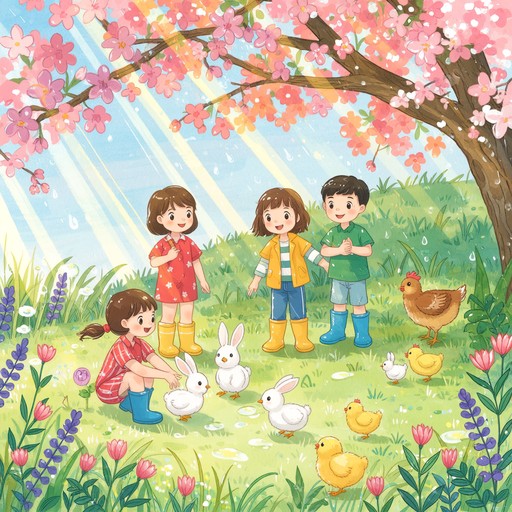 Spring Time For Kids Free Spring Morning Discovery Image - Spring, Children, Bunnies ...