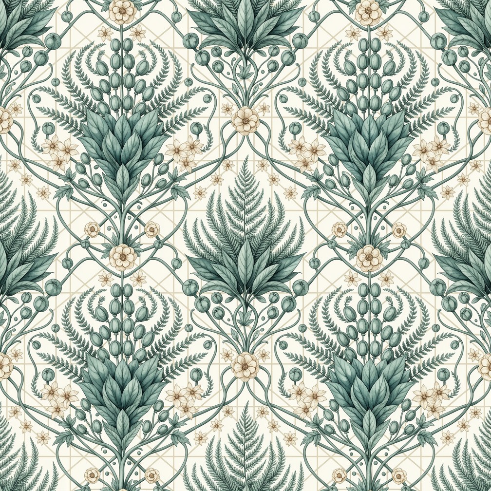 Free Botanical Geometric Pattern Image - Botanical, Pattern, Geometric ...