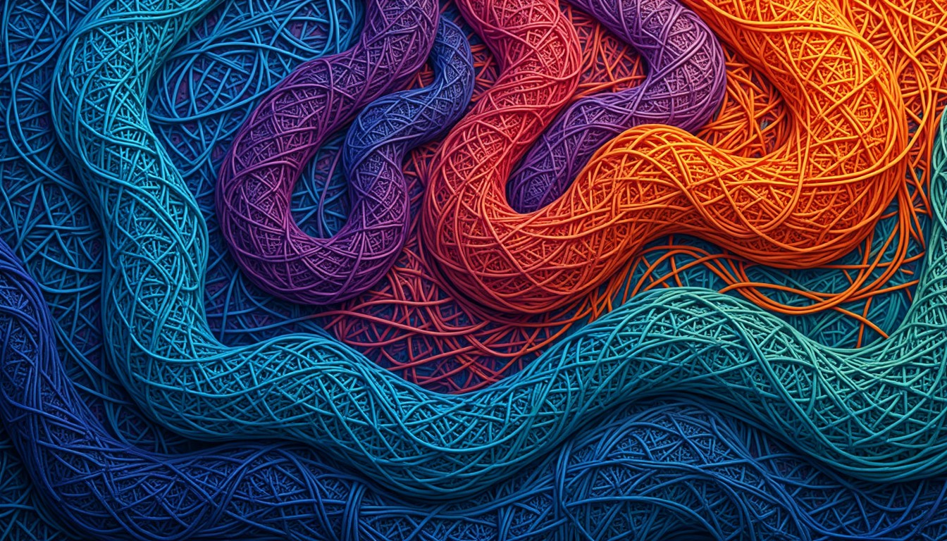 Free Colorful Collaborative Weave Image - Interwoven, Abstract, Flowing ...