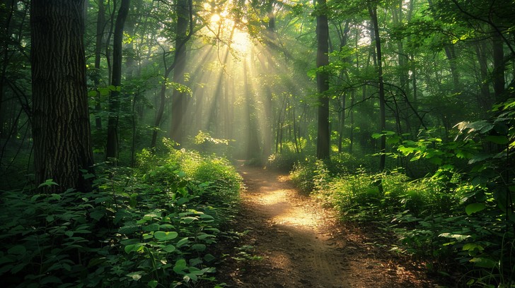 Free Enchanted Forest Path Image - Sunlight, Forest, Path | Download at ...