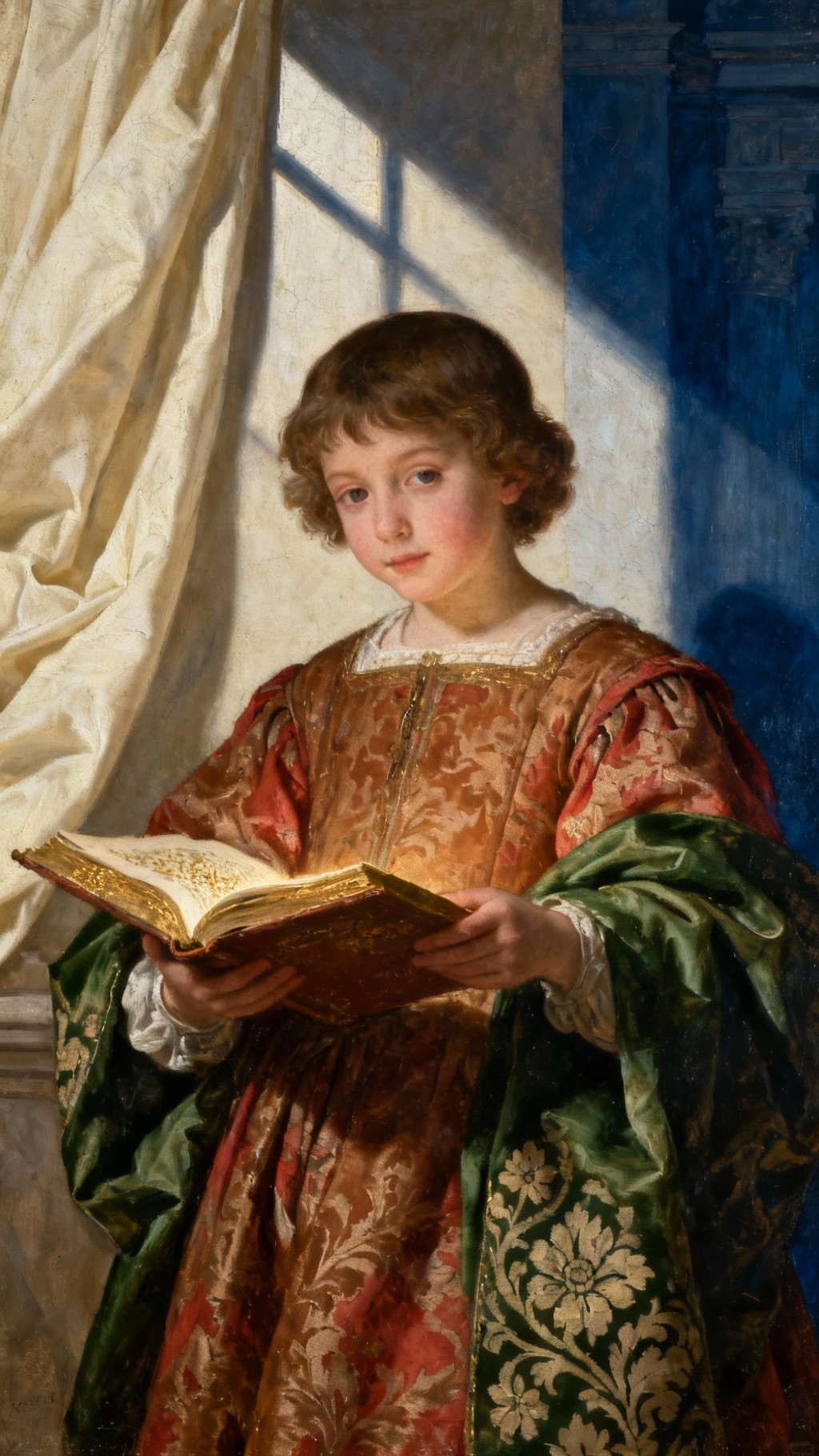 Free Renaissance Child Reading Image - Portrait, Renaissance, Child ...