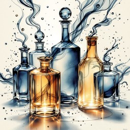 Free Mystical Bottle Collection Image - Bottle, Glass, Ethereal ...