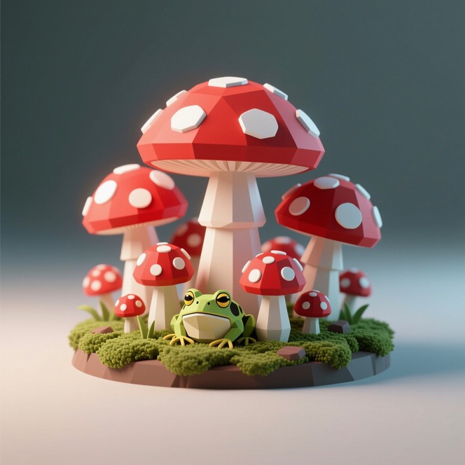 Toadstool Base Free Magical Mushroom Cluster Photo - Mushroom, Toadstool, Red ...