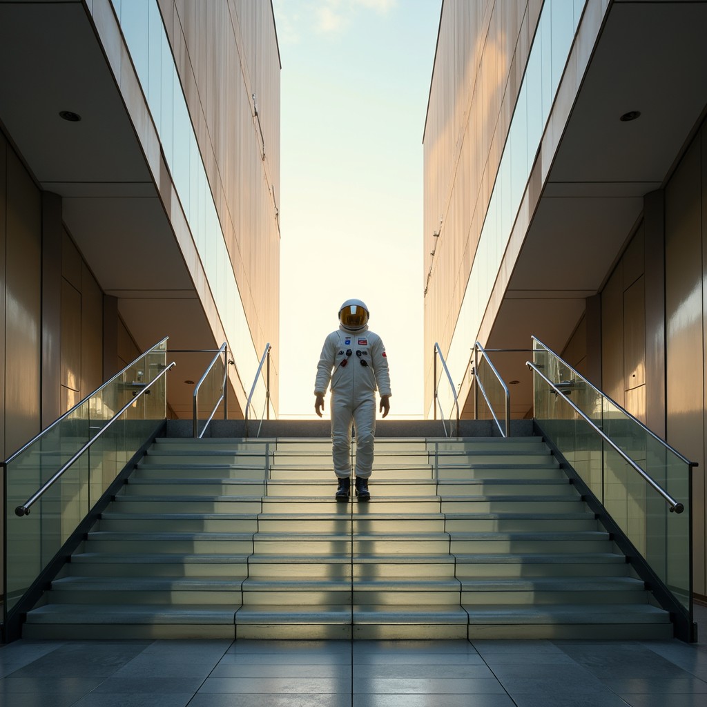 Spacelander Stairs Free Stairway To Beyond Image - Astronaut, Spacesuit, Staircase ...