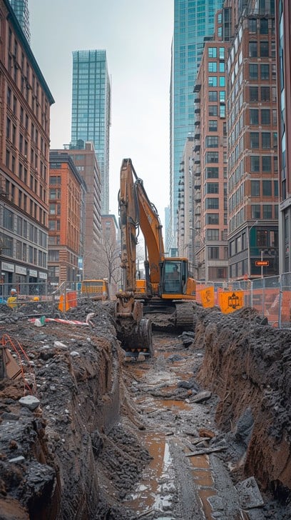 Free Urban Excavation Work Image - Construction, Excavator, Urban ...