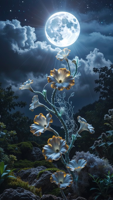 Decaying Moon Free Moonlit Magical Transformation Image - Moonlight, Fantasy, Surreal ...