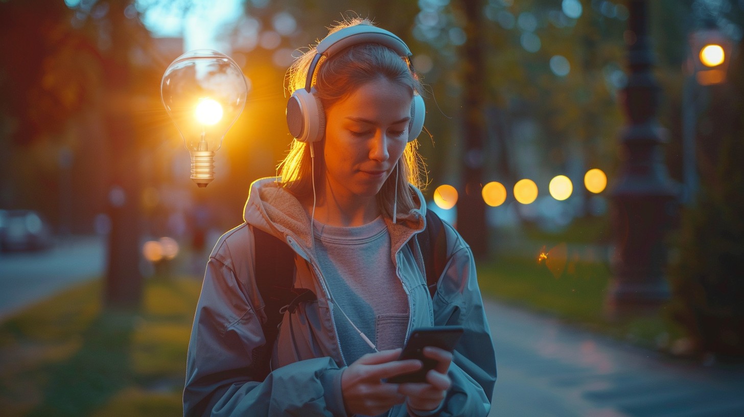 Free Evening Music Enjoyment Image - Woman, Music, Headphones ...
