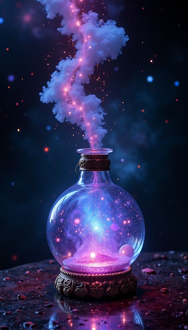 Free Bottled Galaxy Magic Image - Cosmic, Galaxy, Potion | Download at ...