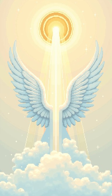 Free Divine Pixel Ascension Image - Wings, Angel, Pixel | Download at ...