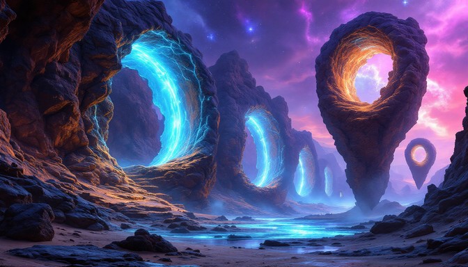 Free Mystical Portal Arches Image - Fantasy, Surreal, Arches | Download ...