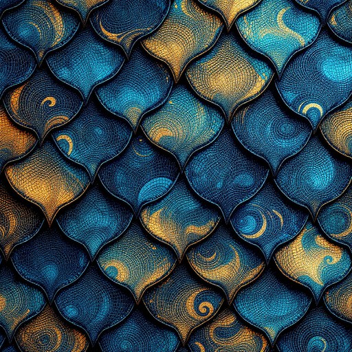 Free Mystical Dragon Pattern Image - Geometric, Dragon, Scales ...