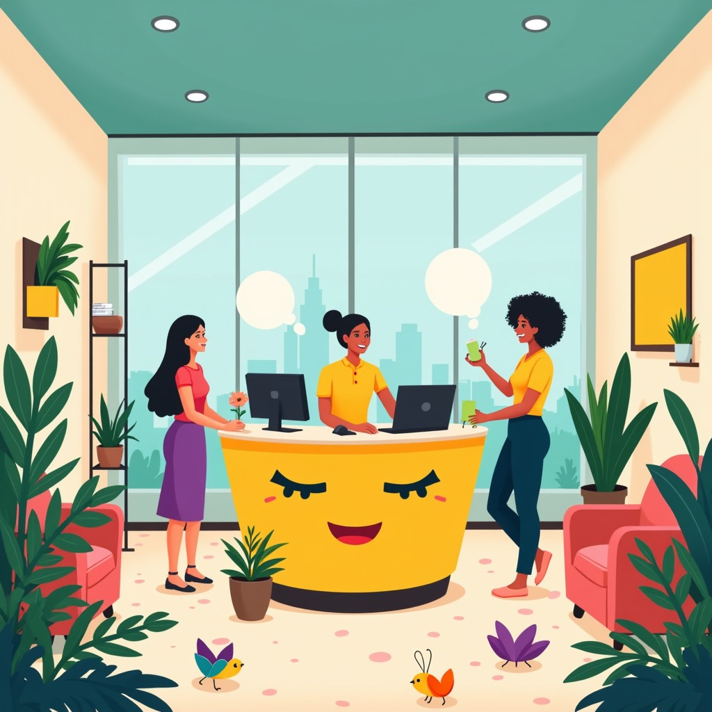 Office Welcome Animation Free Whimsical Office Welcome Image - Office, Whimsical, Cartoon ...