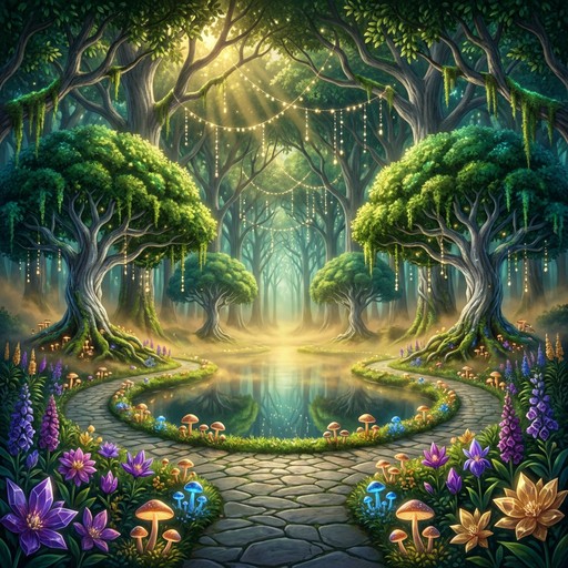 Free Enchanted Forest Pathway Image - Forest, Enchanted, Magical ...