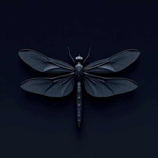 Free Geometric Dragonfly Silhouette Image | Download at StockCake