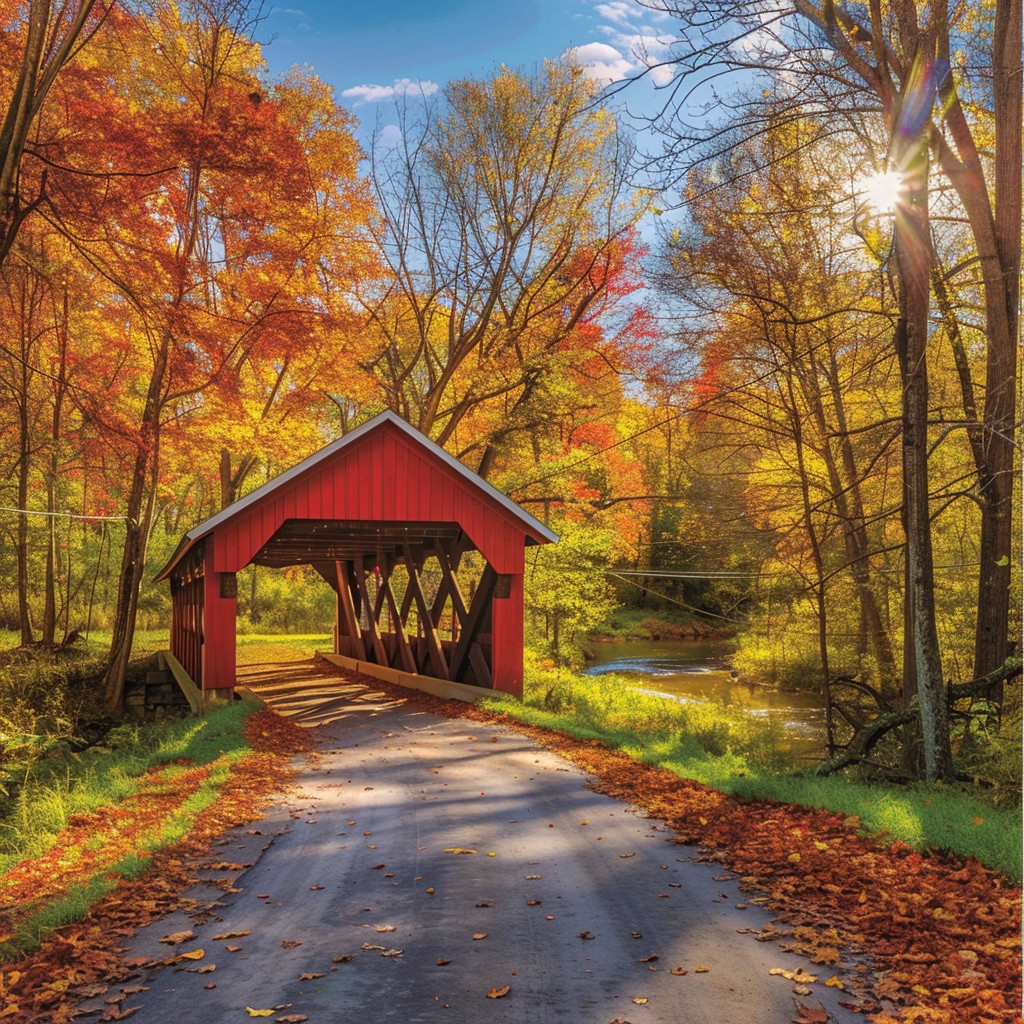 Free Autumn Bridge Scenery Photo - Autumn, Bridge, Foliage | Download ...
