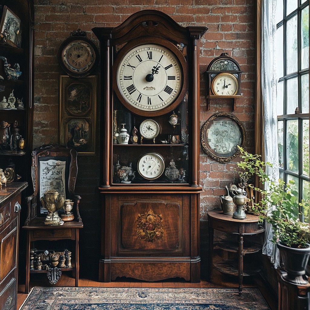Download Antique Clock Display Image - Antique, Clocks, Vintage | StockCake
