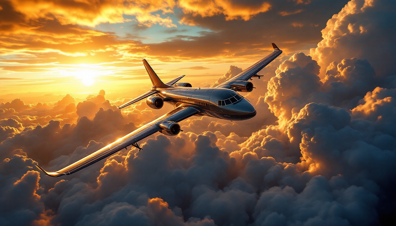 Free Sunset Sky Flight Image - Aircraft, Sunset, Clouds | Download at ...