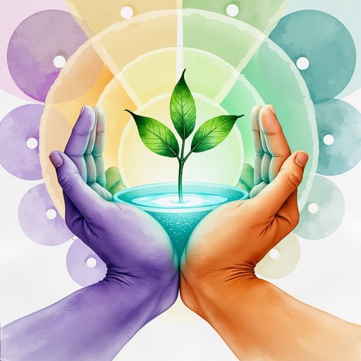 Free Nurturing Life's Genesis Image - Watercolor, Healing, Hands ...