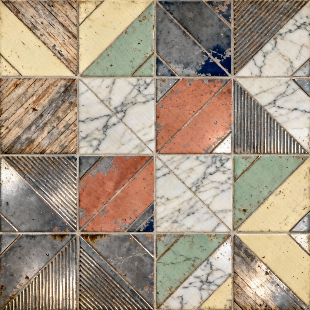 Geometric Mosiac Texture Free Geometric Material Mosaic Photo - Geometric, Tile, Pattern ...