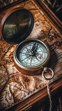Free Vintage Compass Navigation Image - Vintage, Compass, Map ...