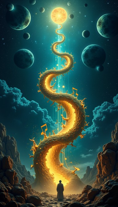 Celestial Ridge Free Celestial Stairway Journey Image - Cosmic, Staircase, Stardust ...