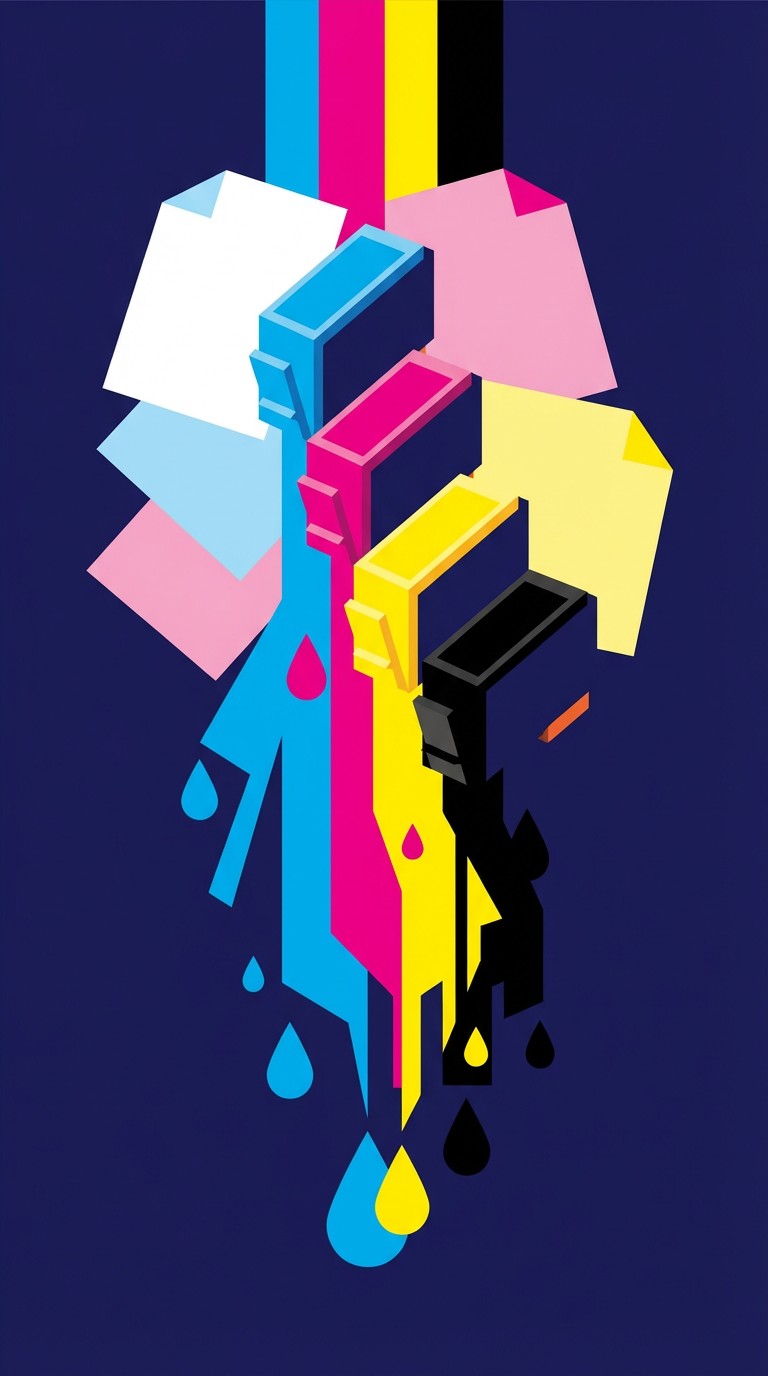 Free Colorful Printing Splash Image - Illustration, Vector, Cmyk ...
