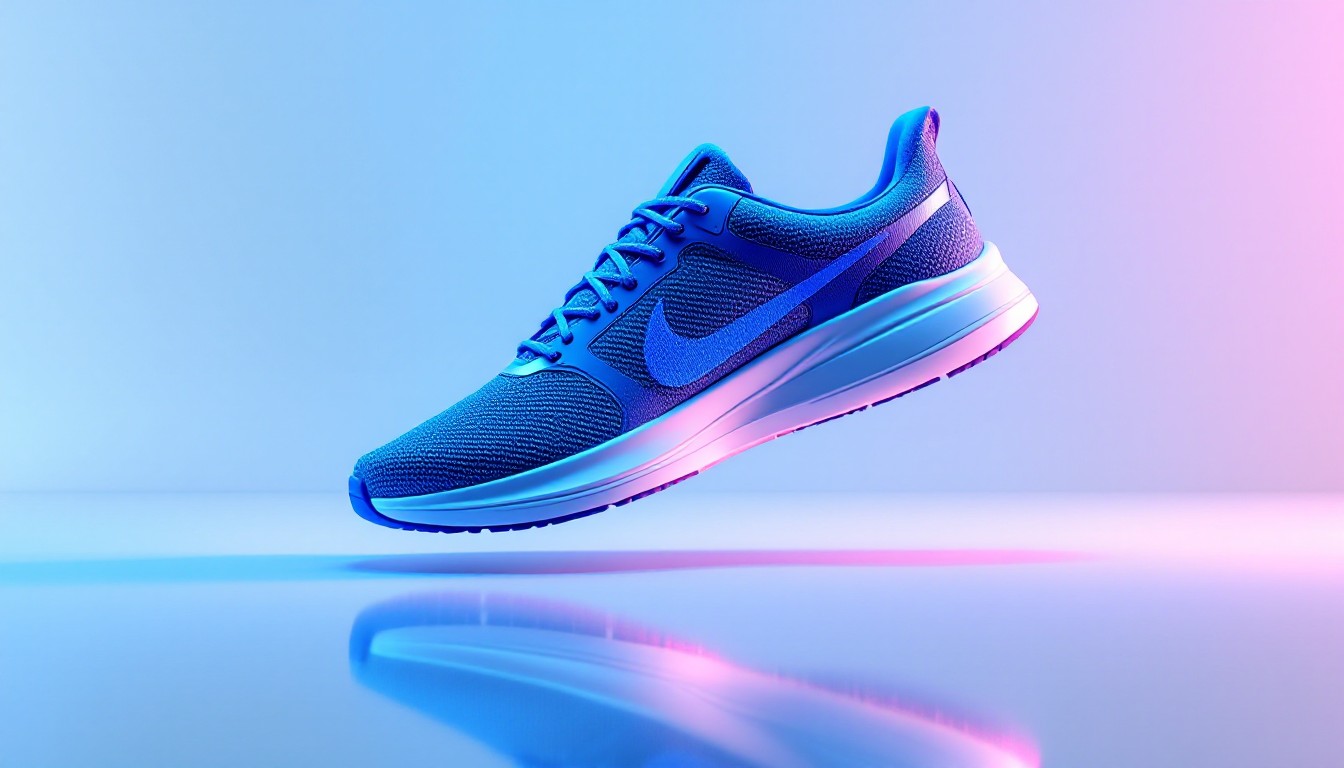 Powder Blue Runner Free Dynamic Blue Runner Image - Athletic, Blue, Sneaker | Download at ...