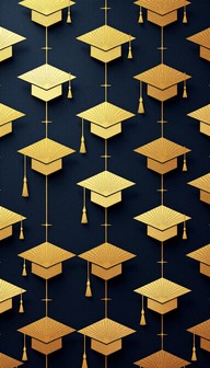 Free Golden Graduation Elegance Image - Graduation, Pattern, Gold ...