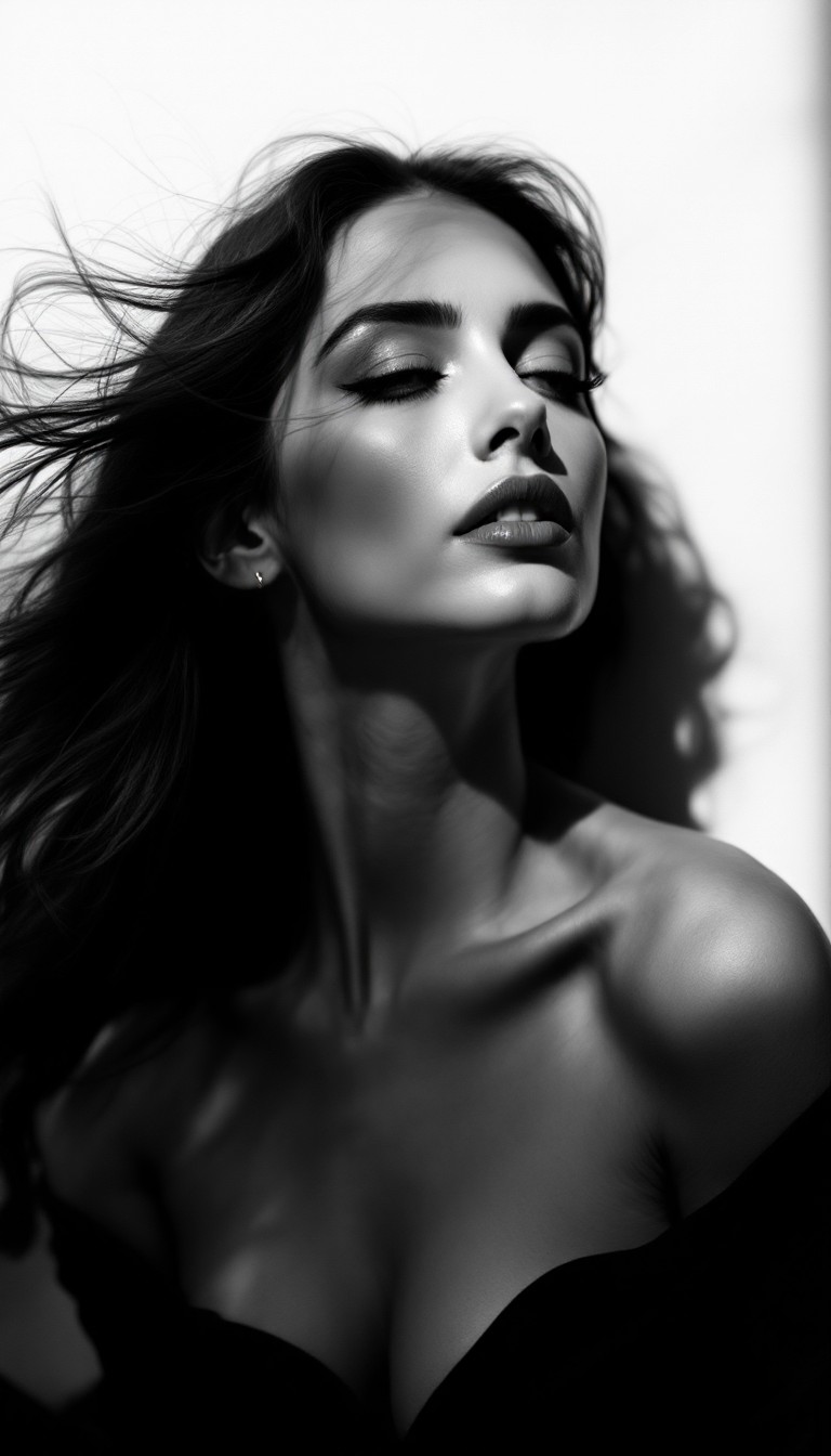 Free Graceful Shadow Portrait Image - Portrait, Minimal, Dramatic ...