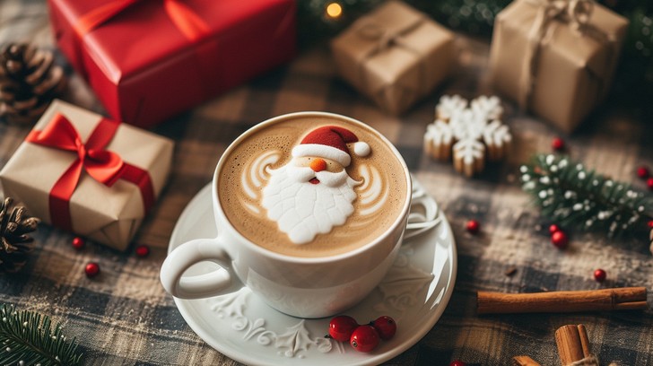 Free Festive Coffee Art Image - Coffee, Cappuccino, Cinnamon | Download ...