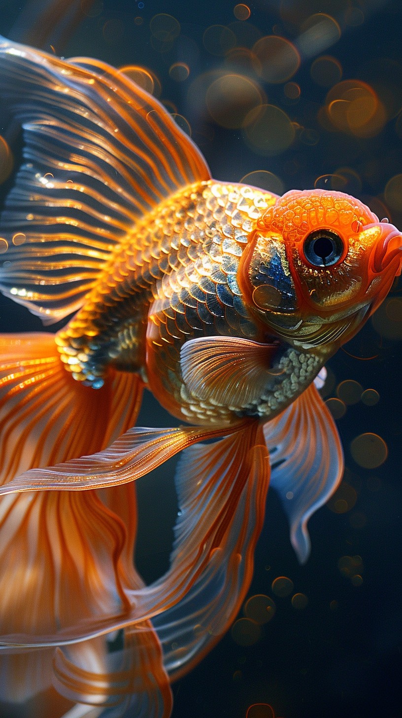 Free Elegant Goldfish Swim Image - Goldfish, Elegant, Swimming ...