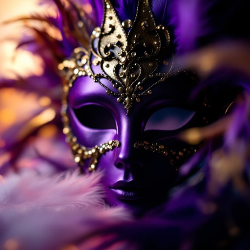 Free Mysterious Purple Masquerade Image | Download at StockCake