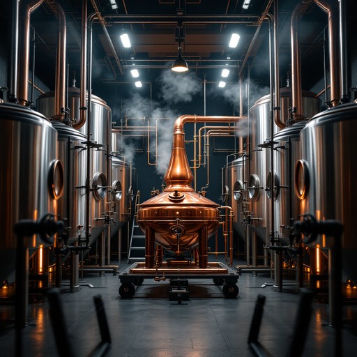 Download Brewery Steam Rising Image - Brewery, Copper, Steam | StockCake