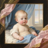 Free Baroque Baby Portrait Image - Baby, Infant, Portrait