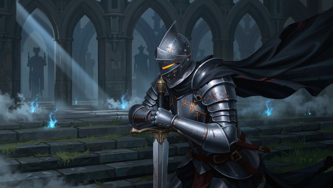 Free Fallen Knight Prays Image - Knight, Warrior, Armor | Download at ...