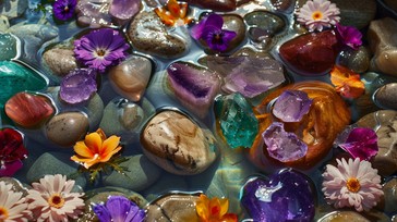 Free Colorful Watery Display Image - Colors, Water, Stones | Download ...