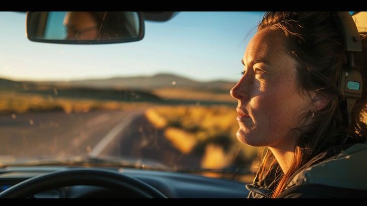 Free Sunset road trip Image - Sunset, Woman, Driving | Download at ...