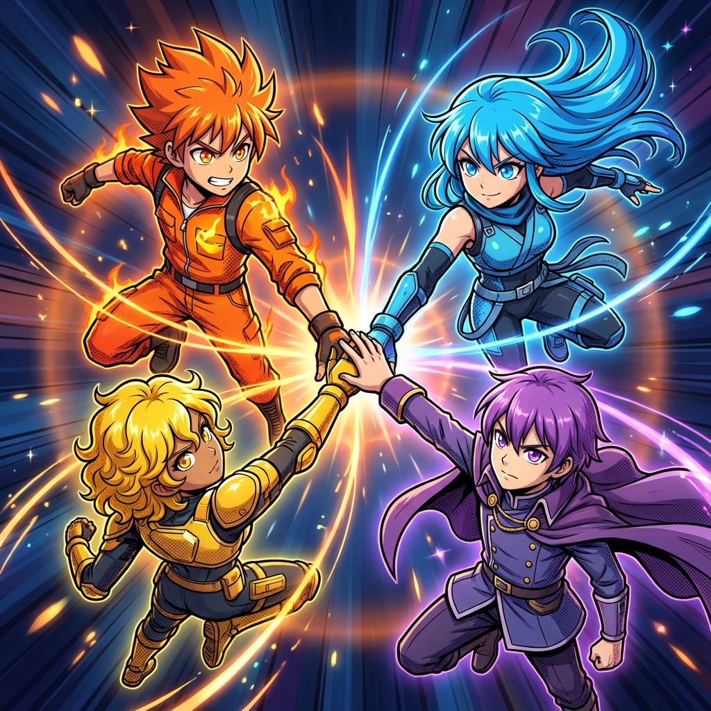 Free Team Unity Power Image - Anime, Manga, Illustration | Download at ...