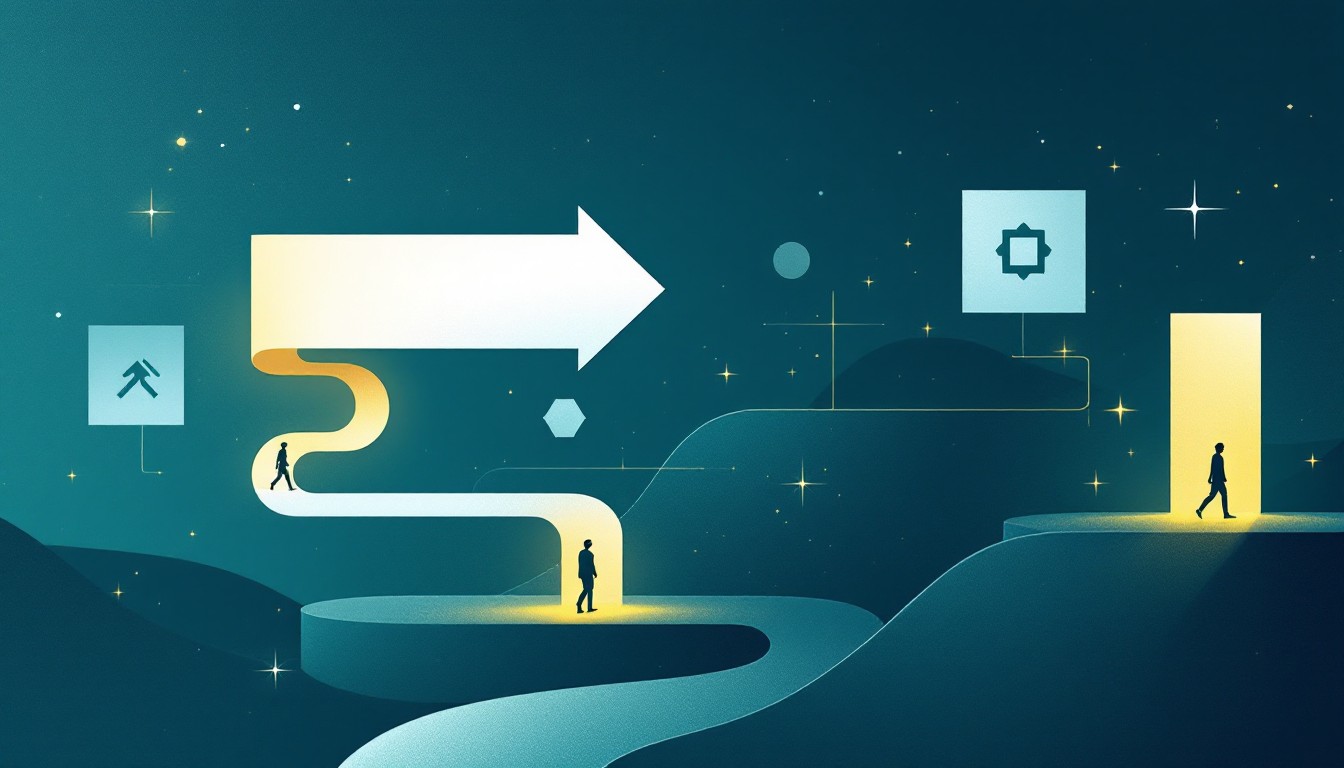 Prominence Path Free Pathways To Progress Image - Minimalist, Geometric, Pathway ...