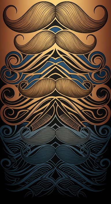 Free Sophisticated Mustache Pattern Image | Download at StockCake
