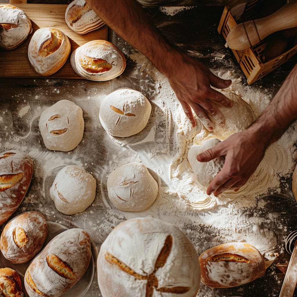Free Artisan Bread Making Image - Bread, Artisan, Bakery | Download at ...