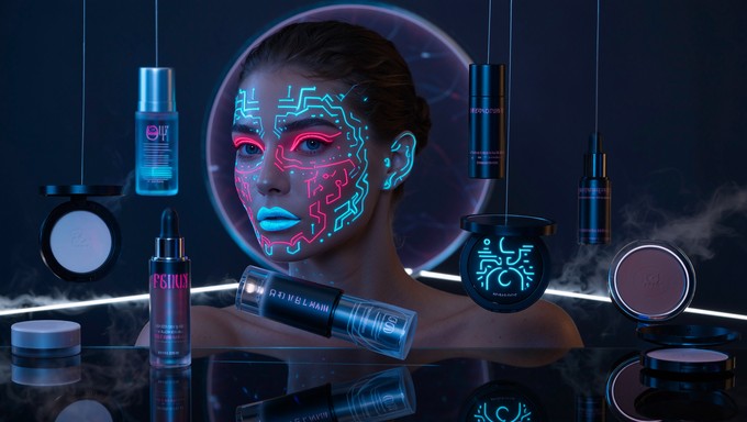 Pyropunk Cosmetics Free Neon Cyberpunk Beauty Image - Cyberpunk, Neon, Futuristic ...