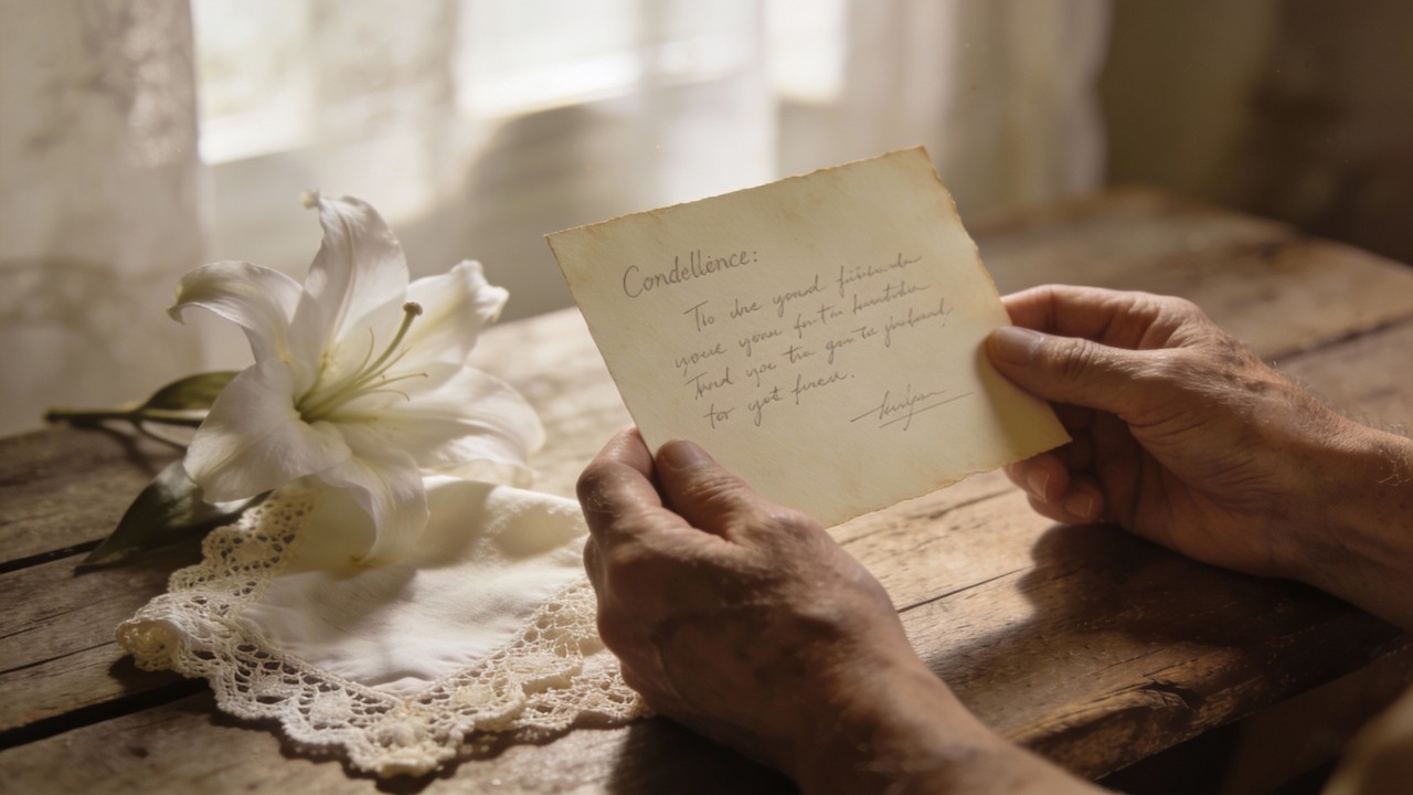 Free Handwritten Sympathy Card Image - Sympathy, Condolence, Hands ...