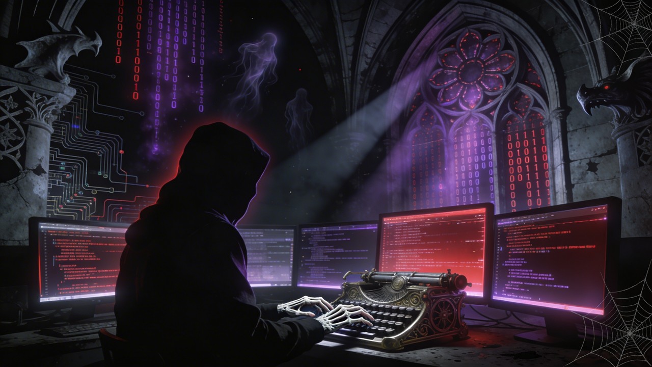 Free Dark Hacker Cathedral Image - Gothic, Dark, Coding | Download at ...