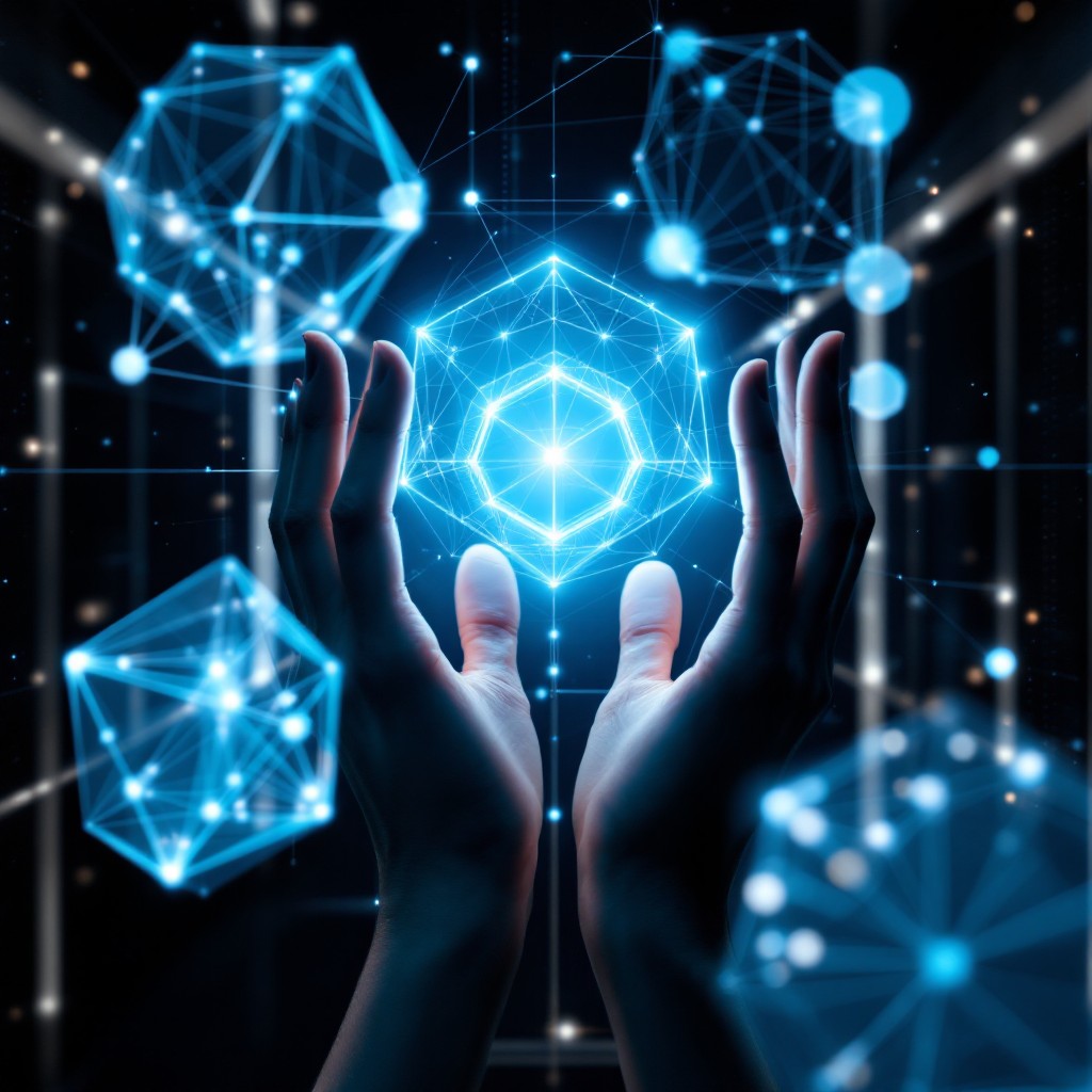 Free Digital Reality Manifested Image - Holographic, Technology, Future ...