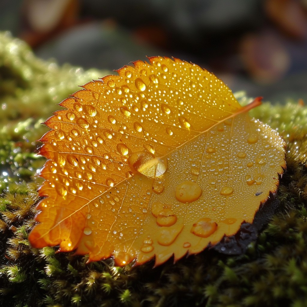 Free Autumn Leaf Dew Image - Autumn, Leaf, Dew | Download at StockCake