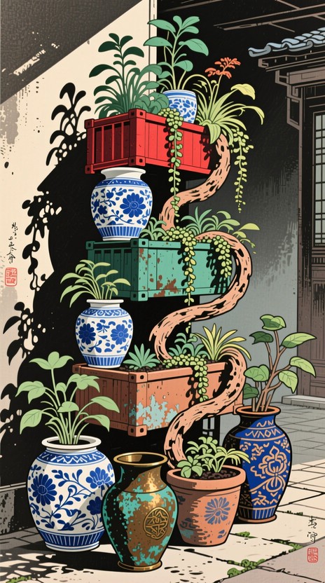 Download Container Gardens Stock Images for Free | StockCake