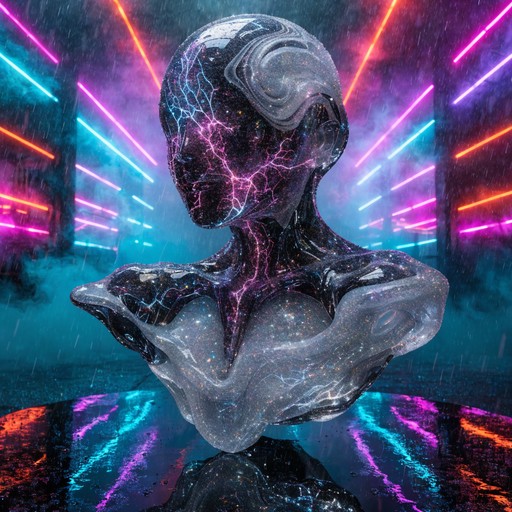 Free Neon Cyberpunk Sculpture Image - Cyberpunk, Neon, Sculpture ...