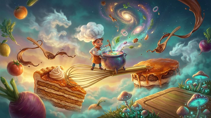 Magical Cooking/recipes Free Magical Culinary Enchantment Image - Magical, Chef, Fantasy ...